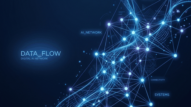Animated AI and digital innovation background
